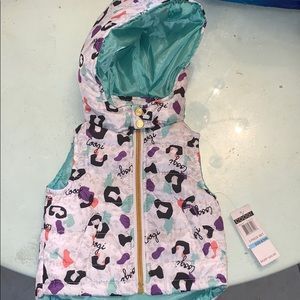 Coogi hooded puffer vest